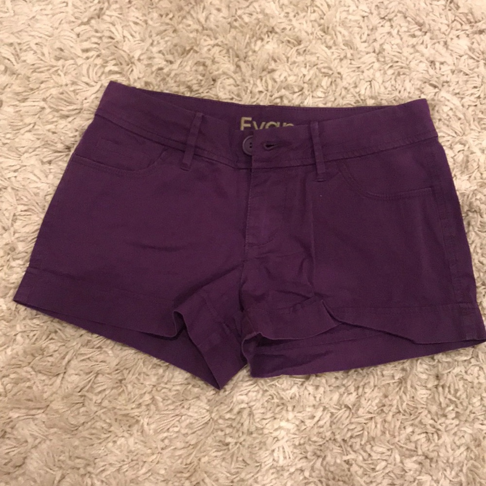Purple shorts